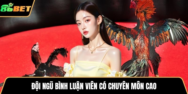 Đội ngũ bình luận viên có chuyên môn cao