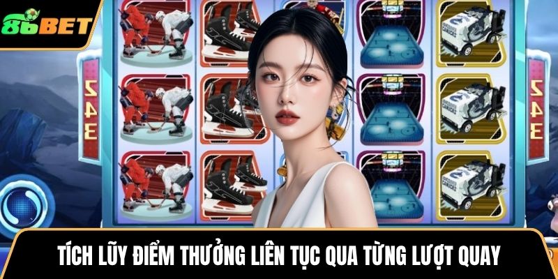 Tích lũy điểm thưởng liên tục qua từng lượt quay